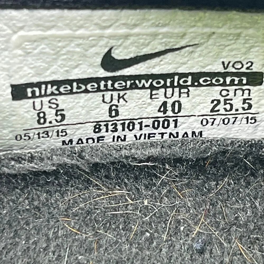 Nike Metcon 1 Shoes Womens Size 8.5 Black Running Comfort Workout Gym Sneakers